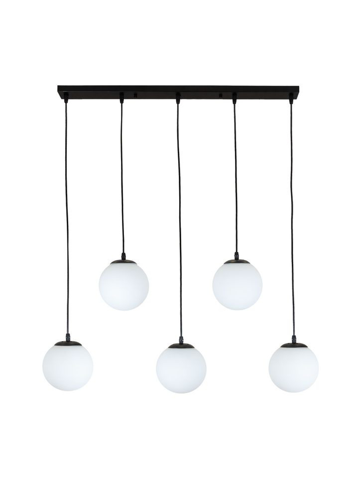 Підвісний світильник 756PR150F-5 BK+WH (700) (LVS4163) Levistella (370242179)