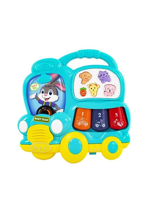 Дитяча музична іграшка "Веселий автобус" 8633(Blue) Baby Team (382637555)