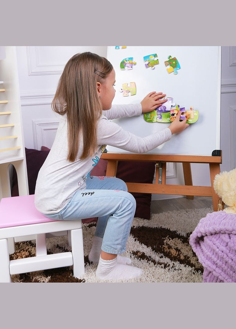 Пазлы на магните Мои первые игры Корова и теленок, 12 элементов () Vladi toys VT3205-74 (328398640)