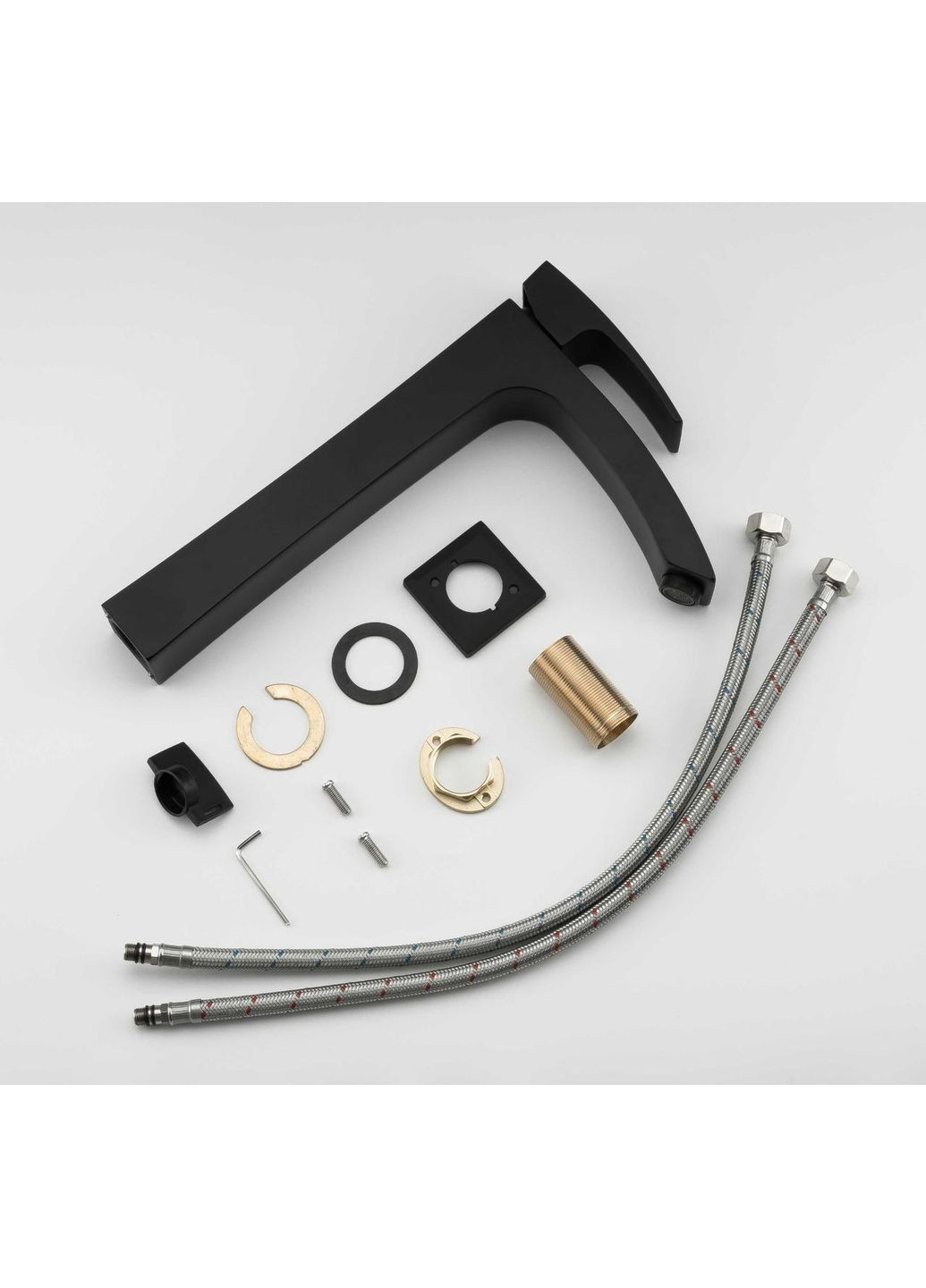 Смеситель для умывальника G1007-16, чорный GAPPO (373267173)