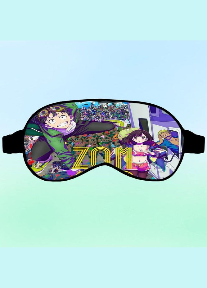 Маска для сну Аніме Передсмертний список зомбі #0001 чорна No Brand (315042368)