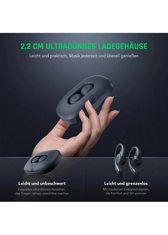 Бездротові навушники TWS Black Shark Open Bluetooth Earphones Black Xiaomi T17 (388566056)