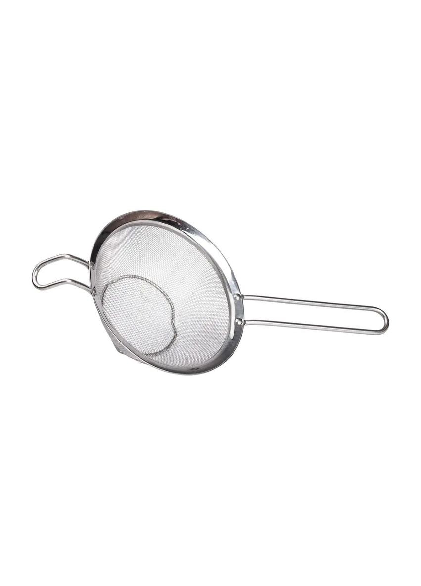 Друшляк-сито з ручкою 18 см дрібнокомірчаста сітка з нержавіючої сталі Zhongjing (356766998)