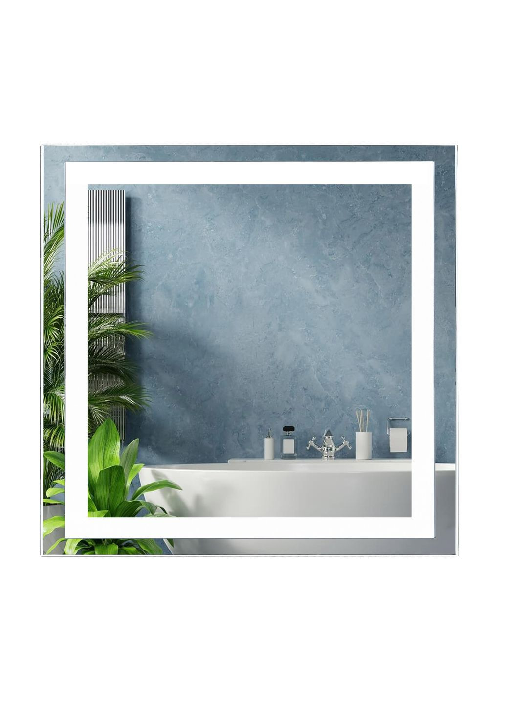 Зеркало MRR01 SQR-AA 800 x 800 mm LED FL UNIO (299997862)