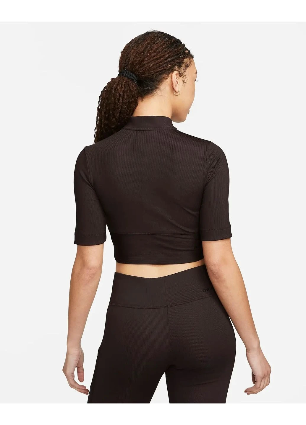 Футболка W Nsw Top Ss Rib Su Black FJ5253-220 Nike - (398085132)