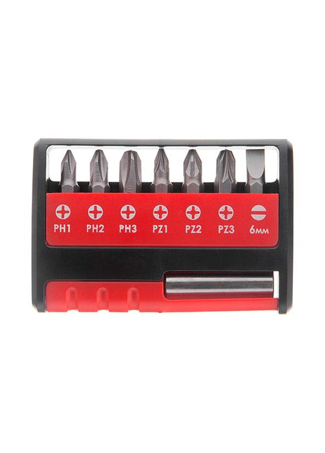 Набор бит отверточных насадок с держателем 7 шт. Intertool (366217929)
