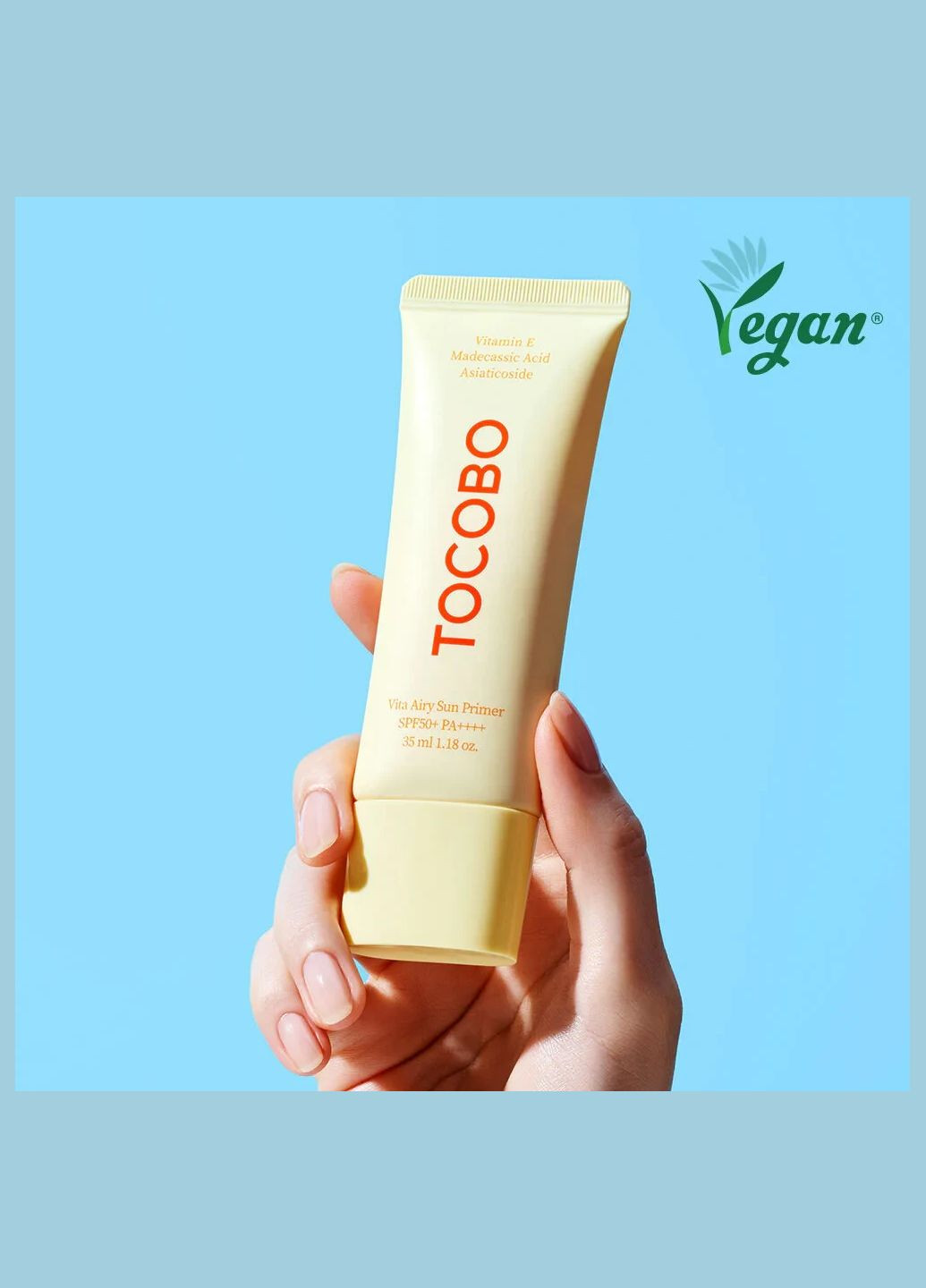 TOCOBO Солнцезащитный праймер для лица Vita Airy Sun Primer SPF50+ PA++++, 35 мл — Крем, Южная Корея (329999267)