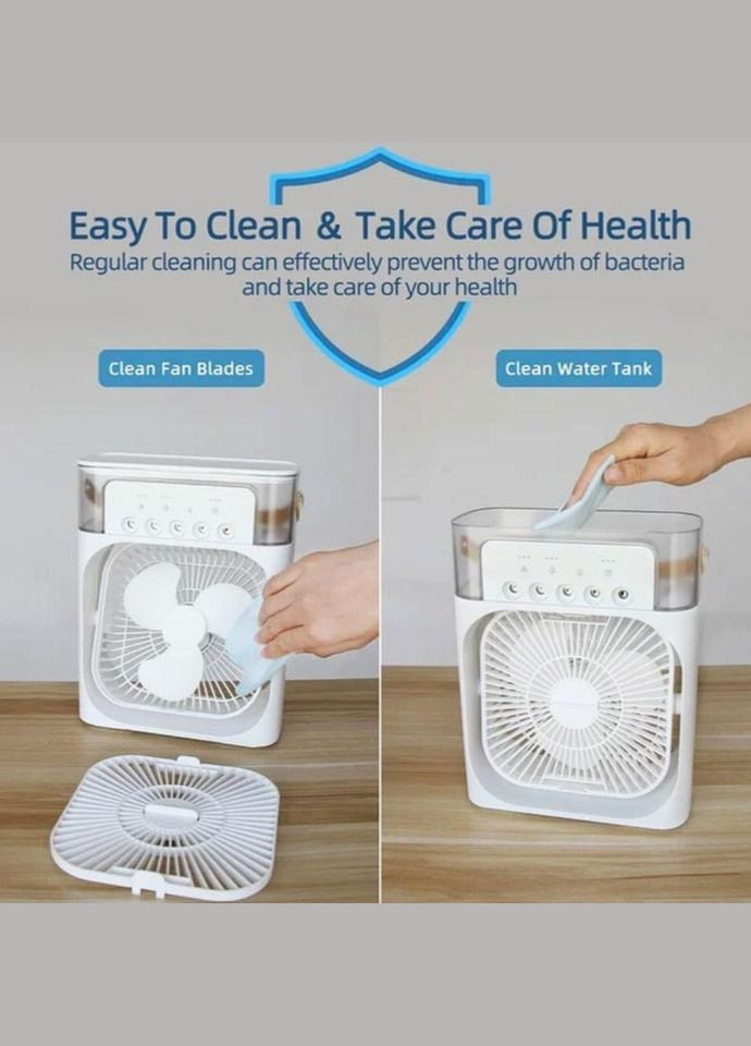 Вентилятор портативный кондиционер с функцией увлажнения воздуха USB No Brand (341304524)