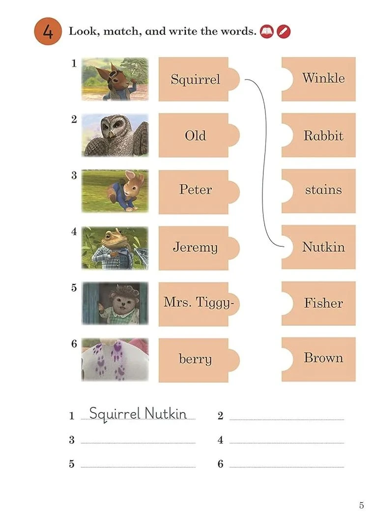 Readers 2 Peter Rabbit and the Angry Owl Activity Book Ladybird (370062314)