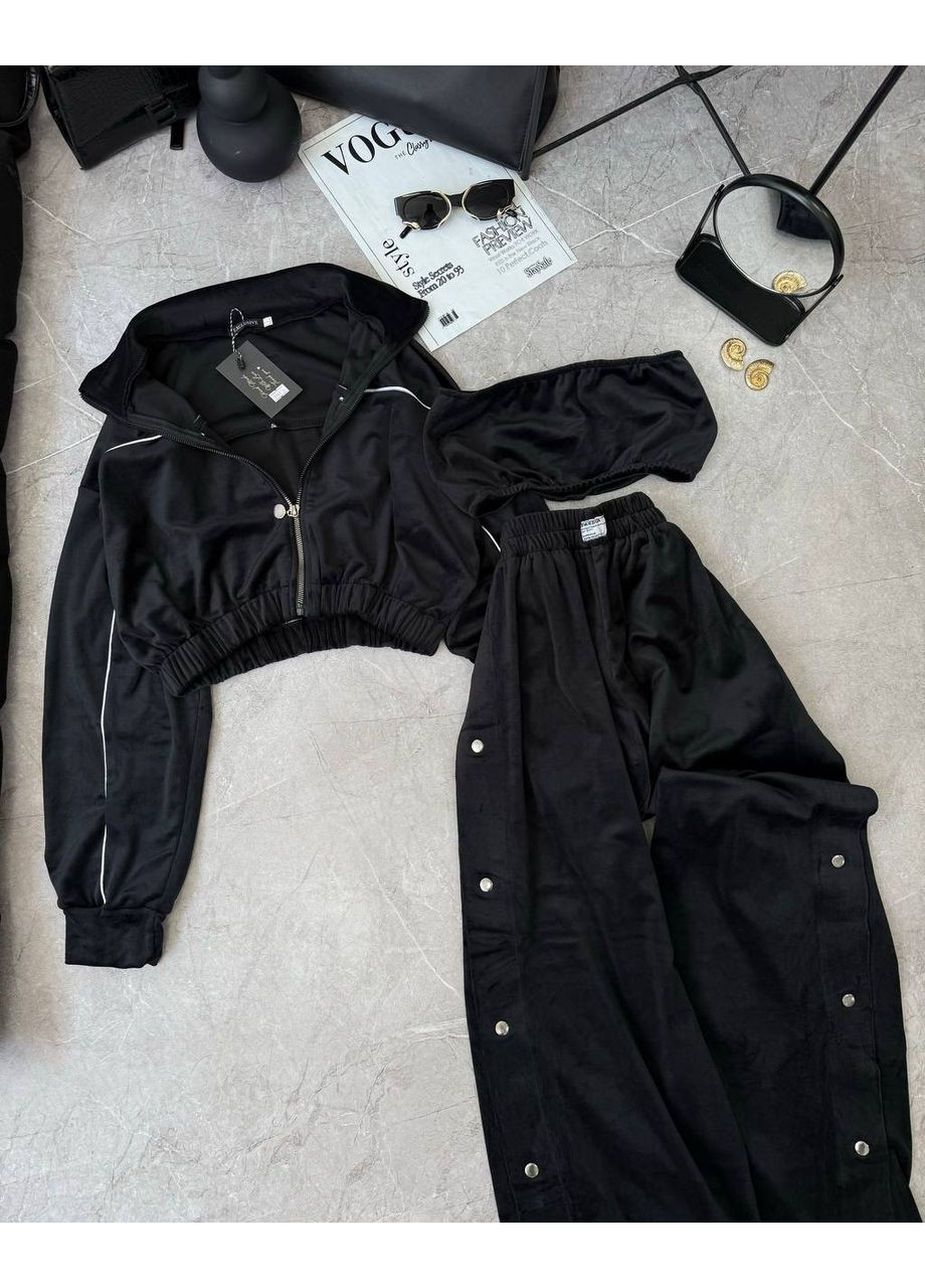 Велюровый костюм тройка Україна (349817936)