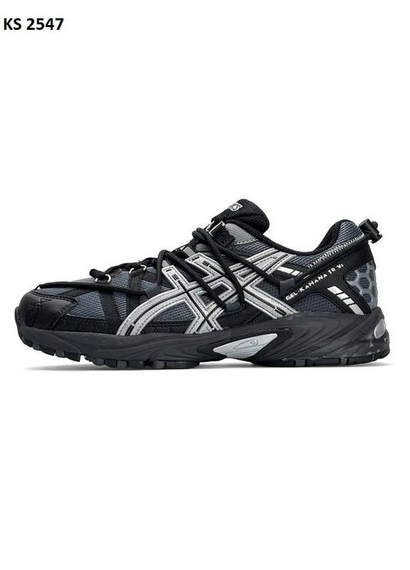 КРОССОВКИ ЖЕНСКИЕ ASICS GEL-KAHANA TR V2 BLUE BLACK АСИКС ГЕЛЬ КАХАНО TR V2 No Brand чёрные демисезоны (367169239)