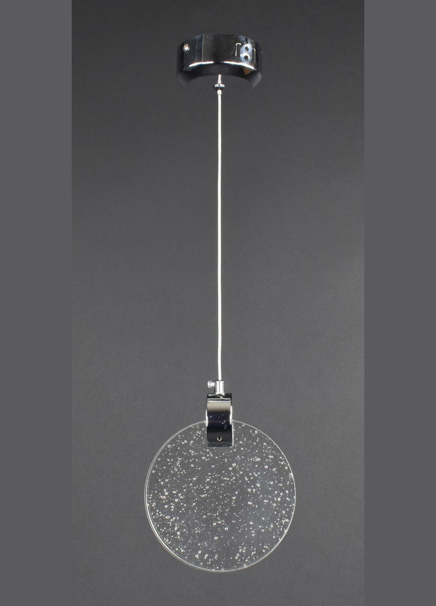 Люстра світлодіодна підвісна LED світильник для квартири на стелю лед 27632 Хром 35-180х10х15 см. Sunnysky (364762180)