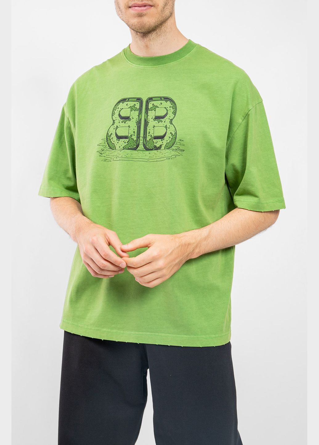 Зелена футболка Balenciaga