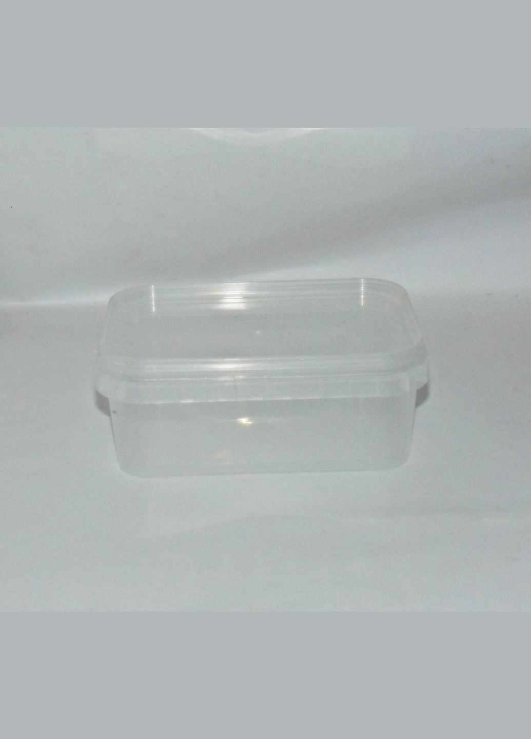 Контейнер пластиковый прямоугольный для пищевых продуктов с крышкой 500мл 10шт Лібо-Пласт (303208497)