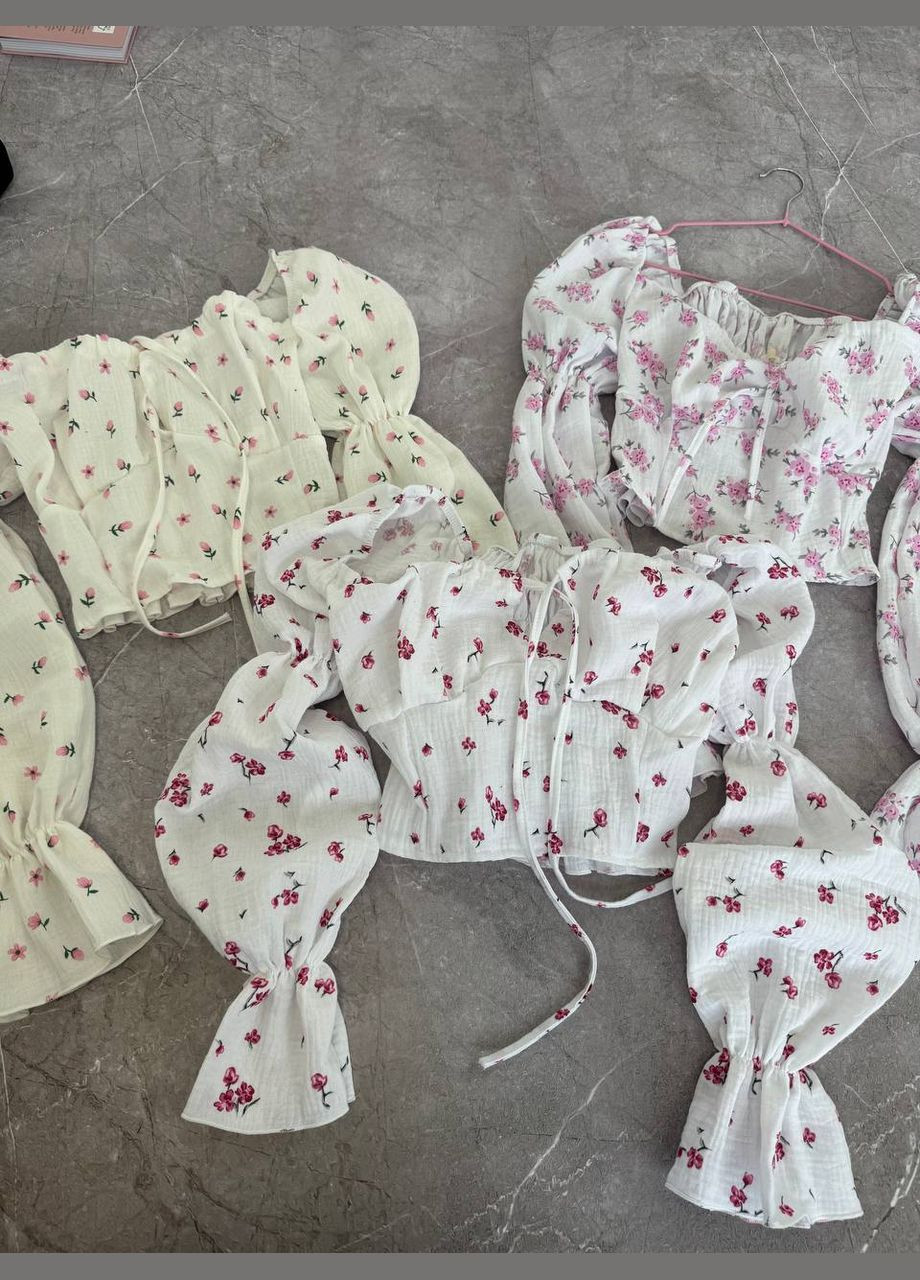 Топ в цветочный принт Adelante (327794402)