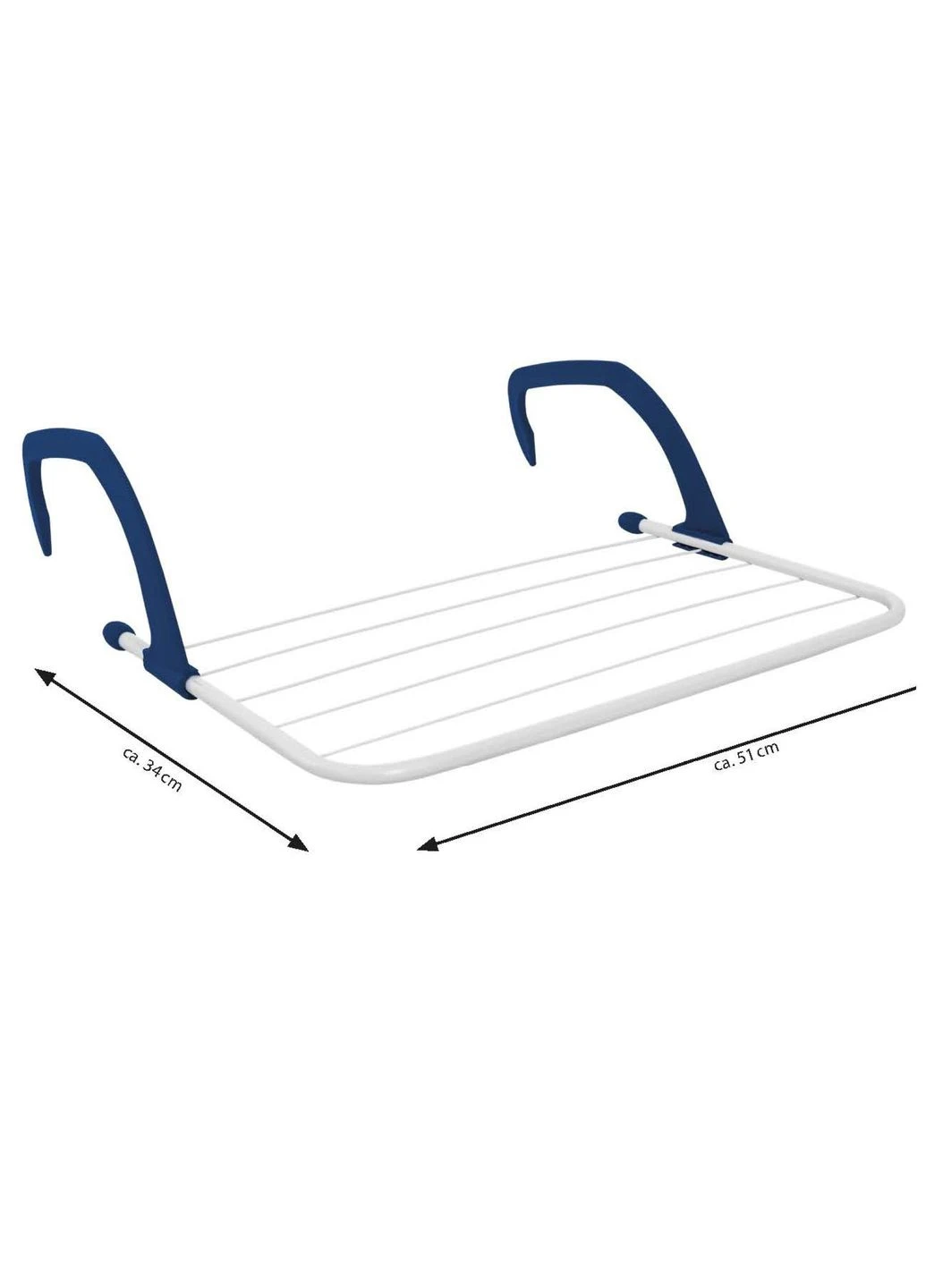 Сушилка для белья навесная Hot White (CS92723H15) Casa Si (392409495)