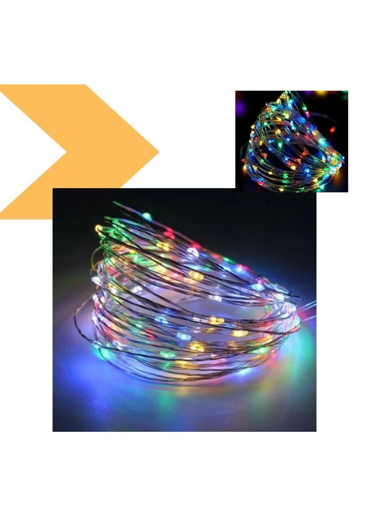Xmas гірлянда 200 LED медний проволока Капля роси 20M Мультицветная 220V (47658-7248_151) XPRO (392924706)