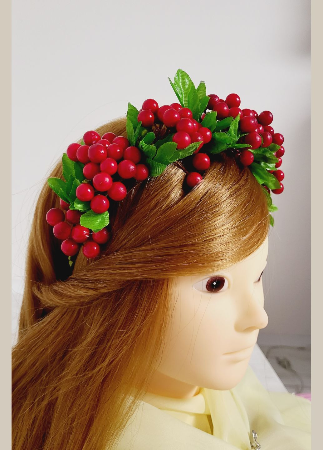 Венчик-обруч на голову ручной работы Калиновый Hand Made (317257061)