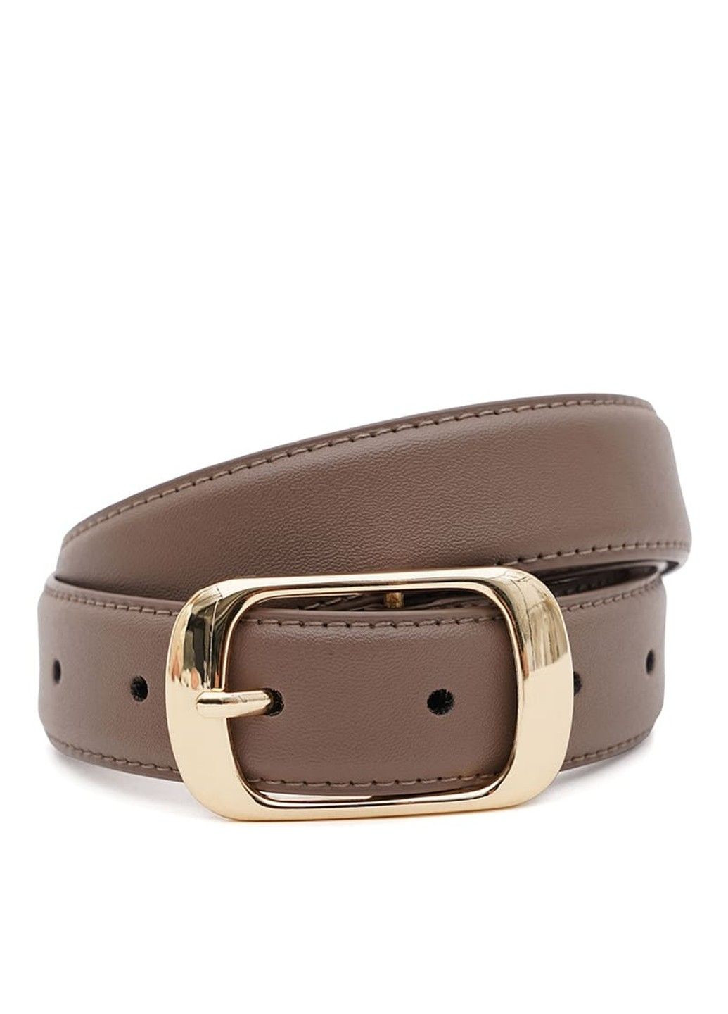 Женский кожаный ремень CV1ZK158-goldtaupe Borsa Leather (291683104)