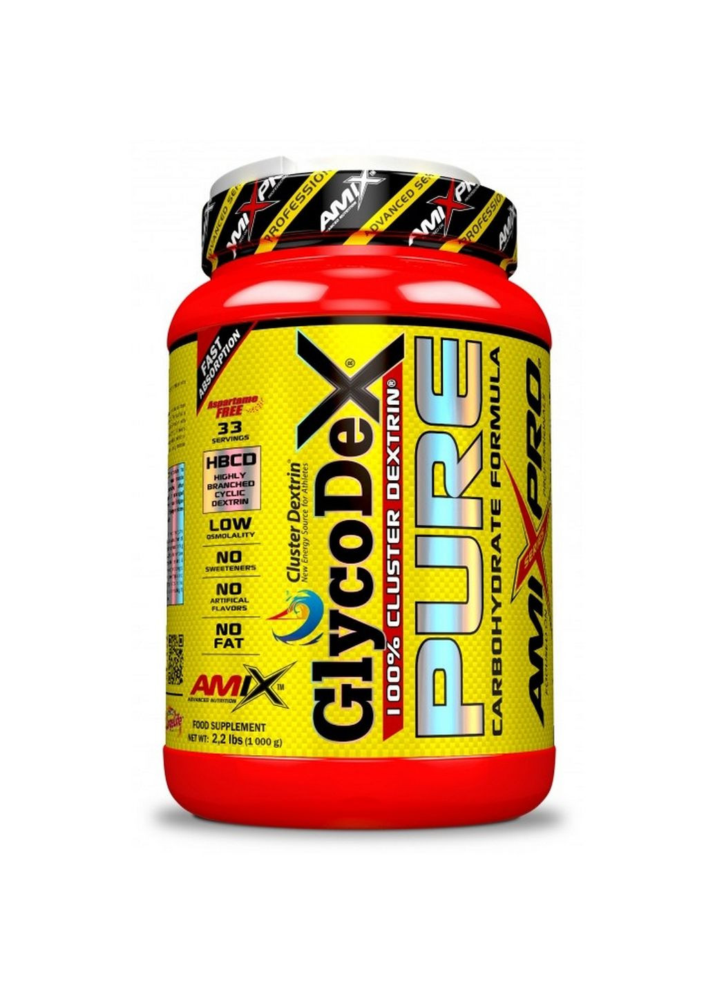 Гейнер Nutrition GlycodeX Pure, 1 кг Amix Nutrition (293421341)