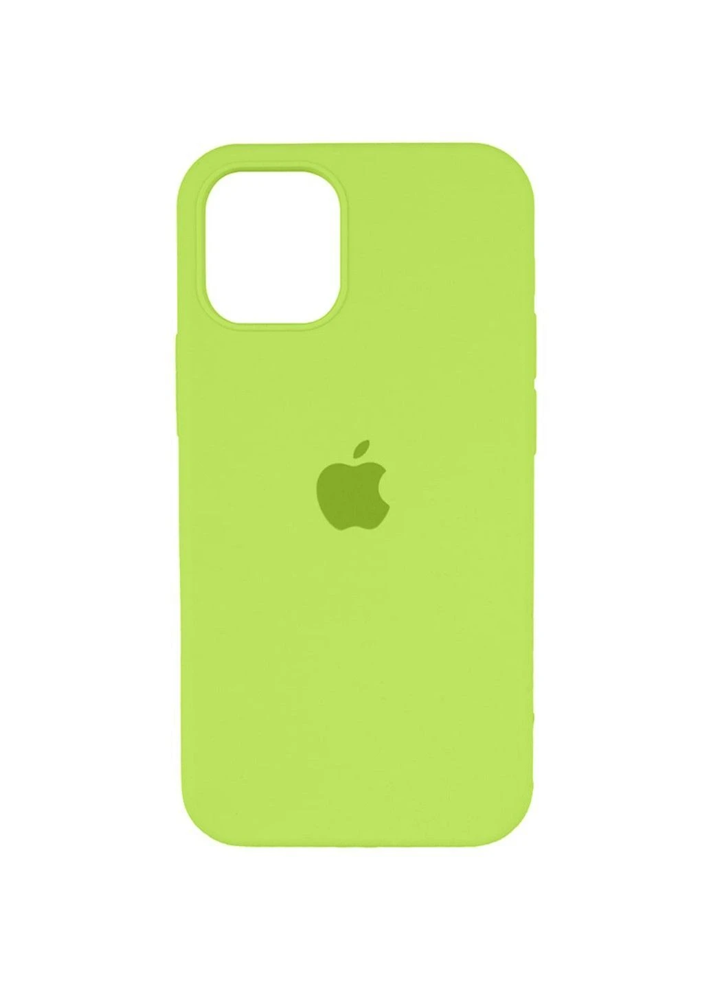 Чехол для смартфона Silicone Full Case AA Open Cam for Apple iPhone 12 24, Shiny Green Silicone Case (382474427)