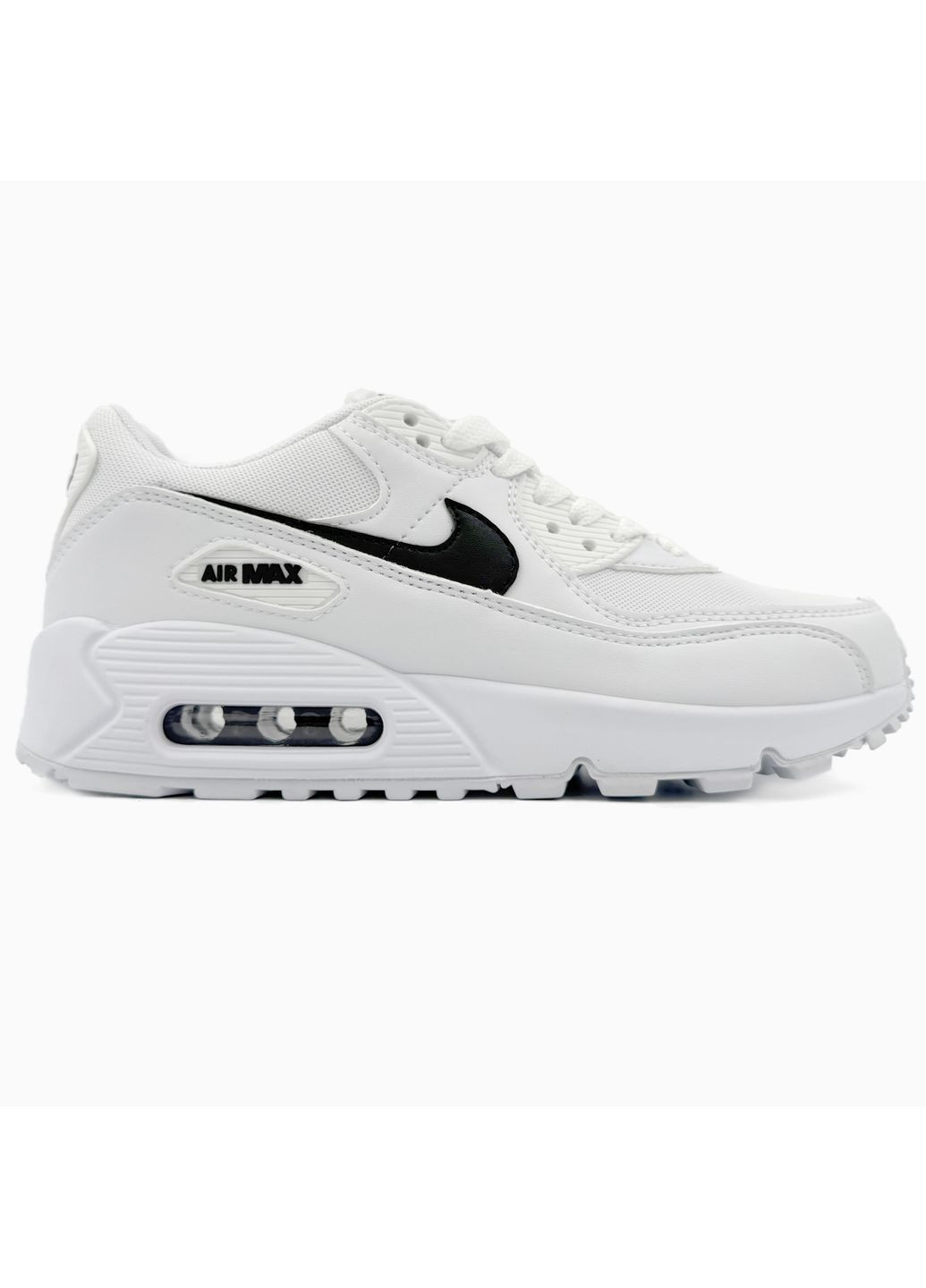 Білі Осінні кросівки чоловічі nike air max 90 classic white найк аір макс 90 No Brand