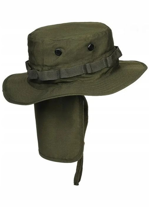 Панама Sturm Mil-Tec British Boonie Hat with Neck Flap R/S M Olive M-TAC (302251145)