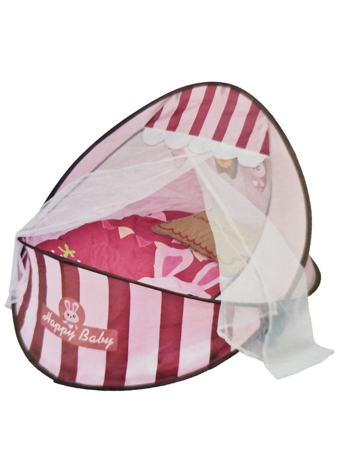 Килимок-манеж для немовляти 66526A 2в1, дуга, підвіски, грає музика Червоний No Brand (302452621)