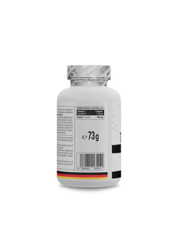 Аминокислота Taurine, 120 капсул MST (322416415)