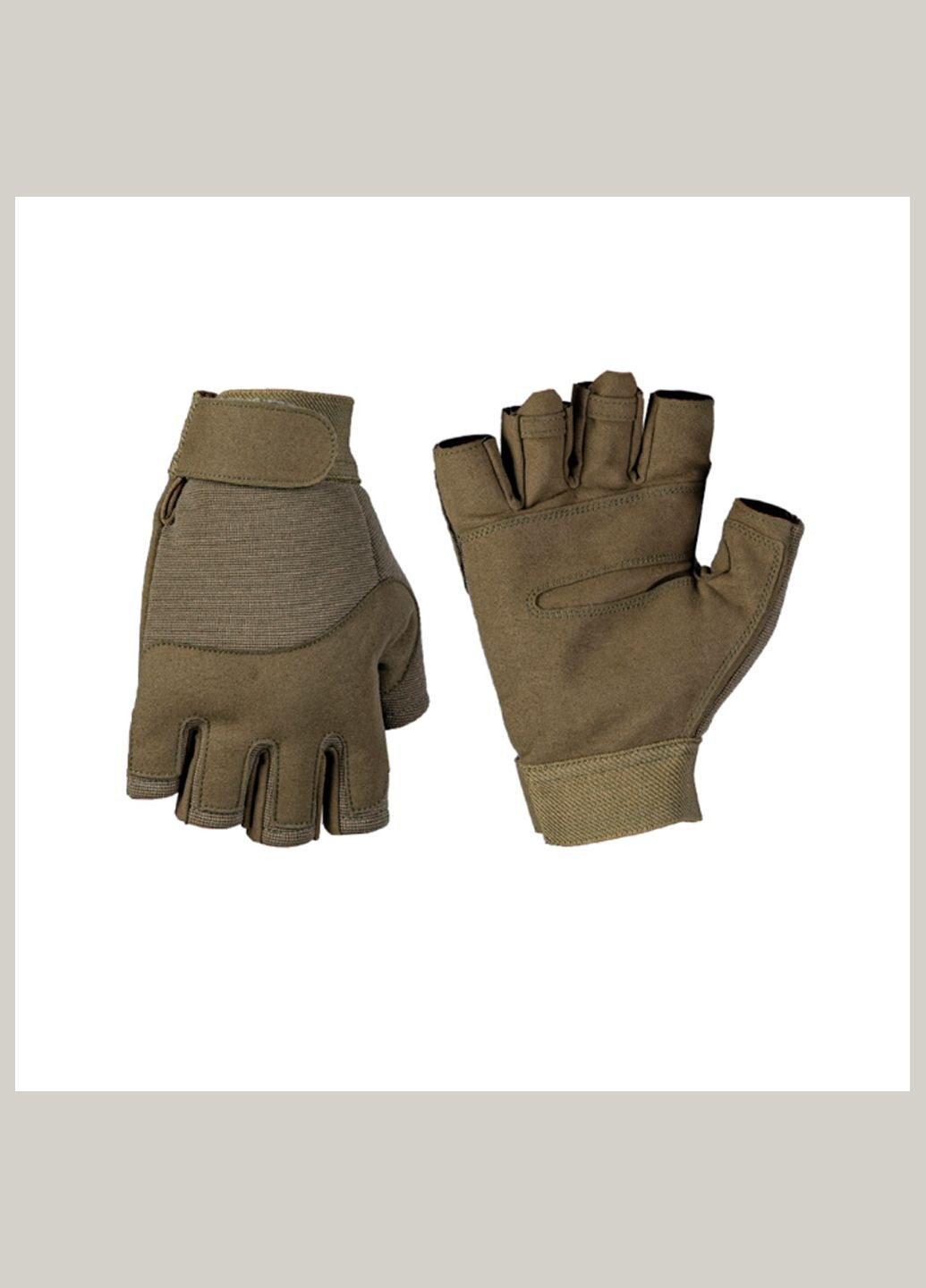 Рукавиці тактичні Army Fingerless Gloves, Olive, S Mil-Tec (322741531)