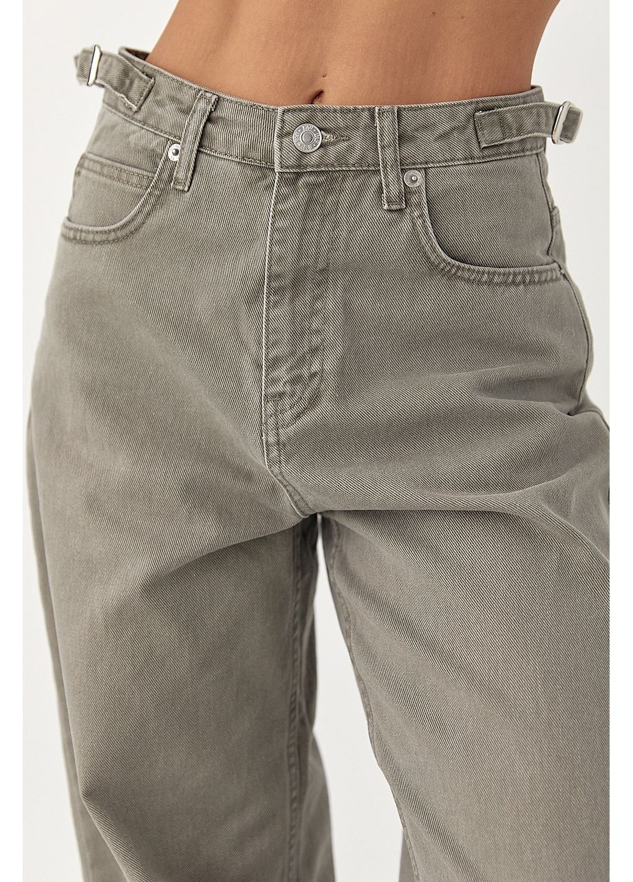 Джинси Palazzo із затяжками на талії Lurex - (367007657)