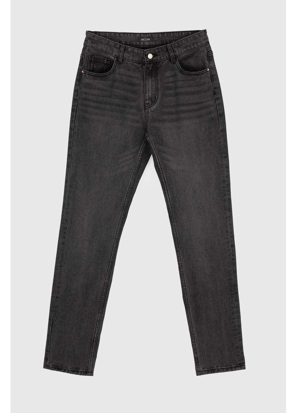 Темно-серые демисезонные джинсы Ren Tomogo