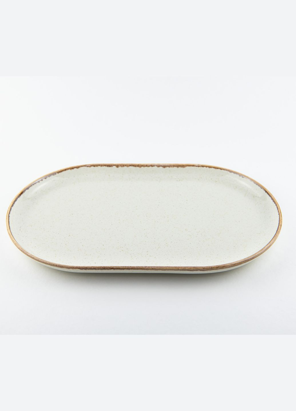 Тарелка овальной формы Seasons Beige 118132 32см Овальная тарелка для дома Качественная посуда Porland (277949275)
