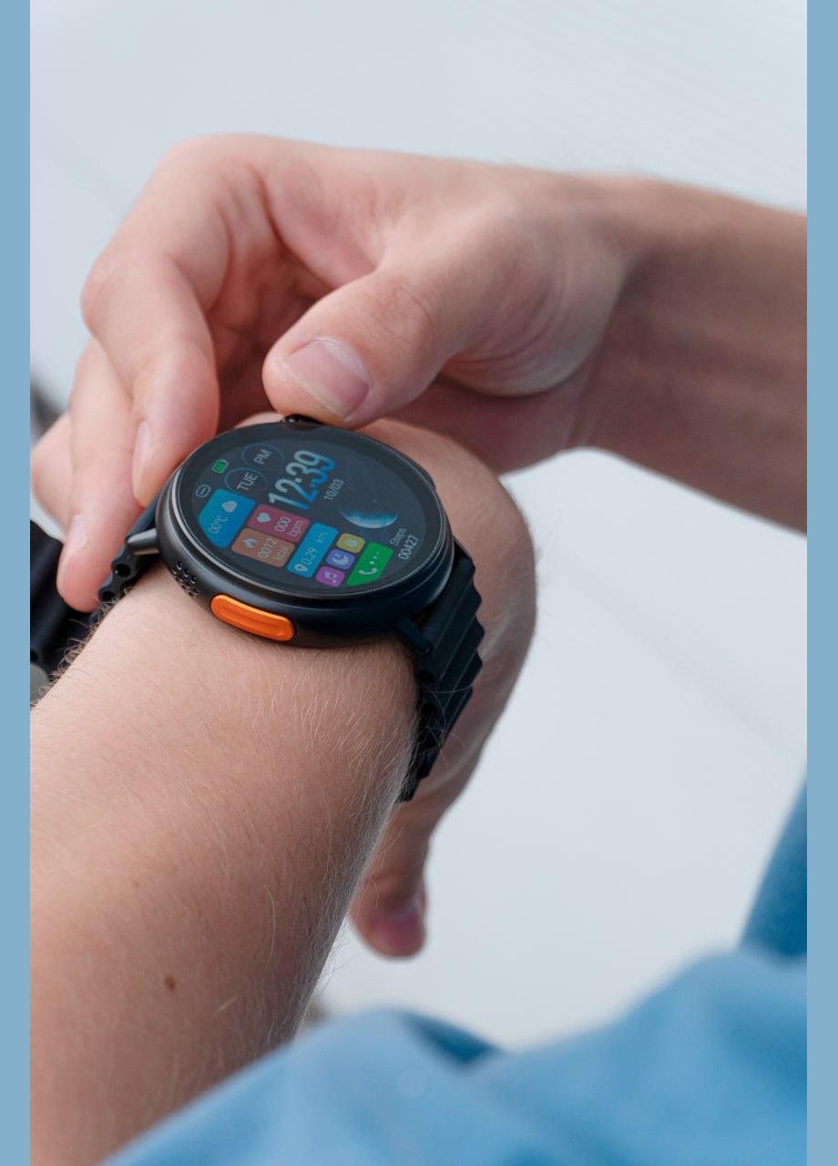Розумний годинник із функцією дзвінка Smart sports watch Y18 (call version) чорний Hoco (279826943)