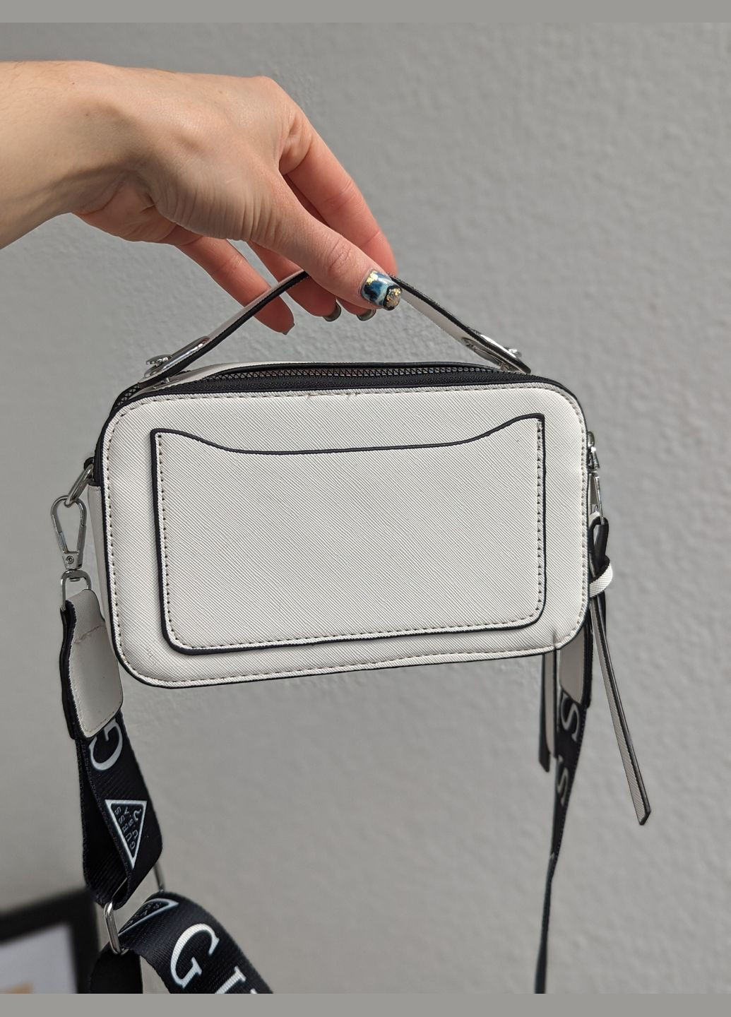 Сумка через плечо на широкому ремені Guess Крос-боді (324102308)