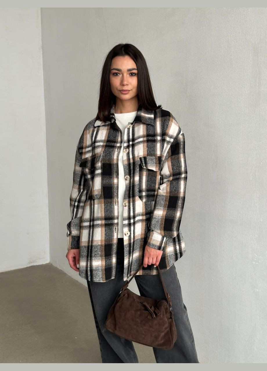 Сорочка жіноча у клітинку No Brand (322469363)