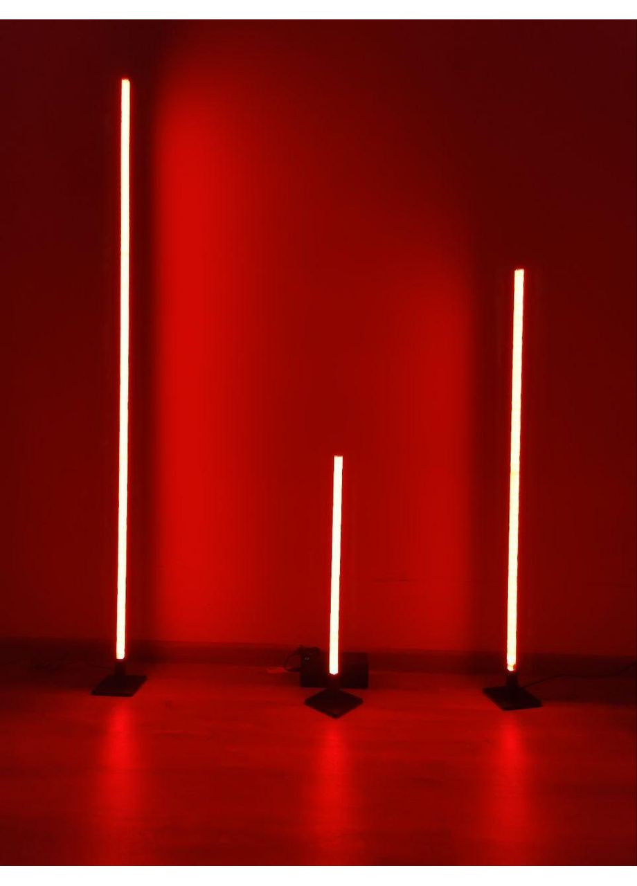 Торшерний LED RGB світильник з металевим корпусом, Bluetooth керуванням та музичною підсвіткою (100 см / 1 м ) Pulse (369733180)