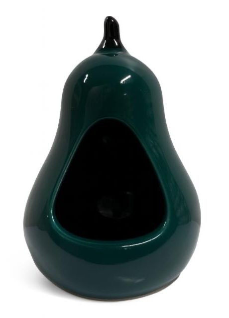 Купалка \ миска керамическая для хомяков ручной работы груша темно-зеленая Г:6 см х Ш:8 см х В:10 см Mazceramics (362701477)