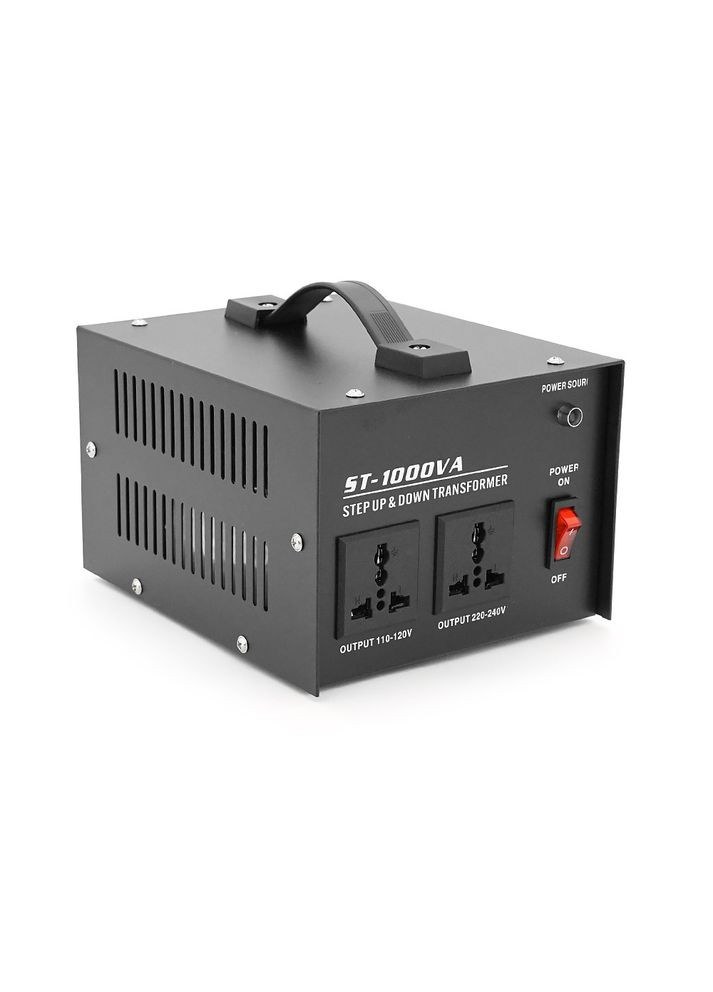 Преобразователь напряжения MSKJ ST-1000VA Трансформаторный Input 220 V/Output 110V, + 2 универсальных розеток Voltronic (364315818)