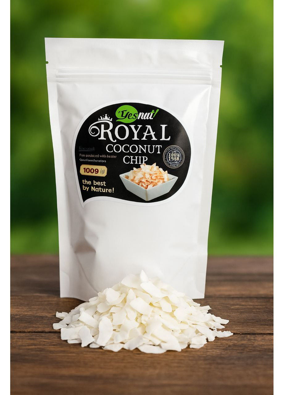 Кокосовые чипсы Royal, 100 г FruNut (368559672)