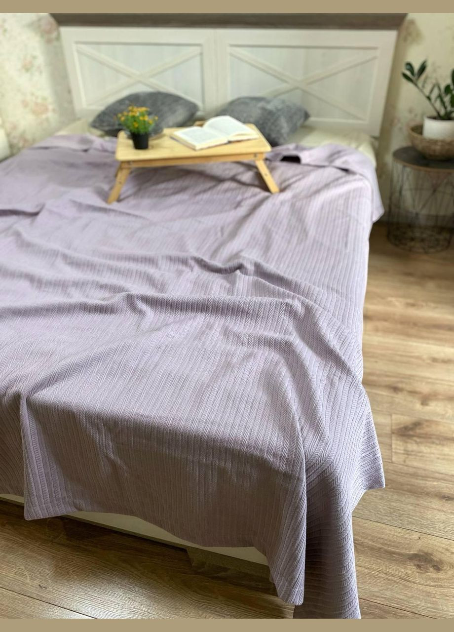Покрывало Евро 220х240 Серый (П4К-post-piqe-ev-005) No Brand (323160933)
