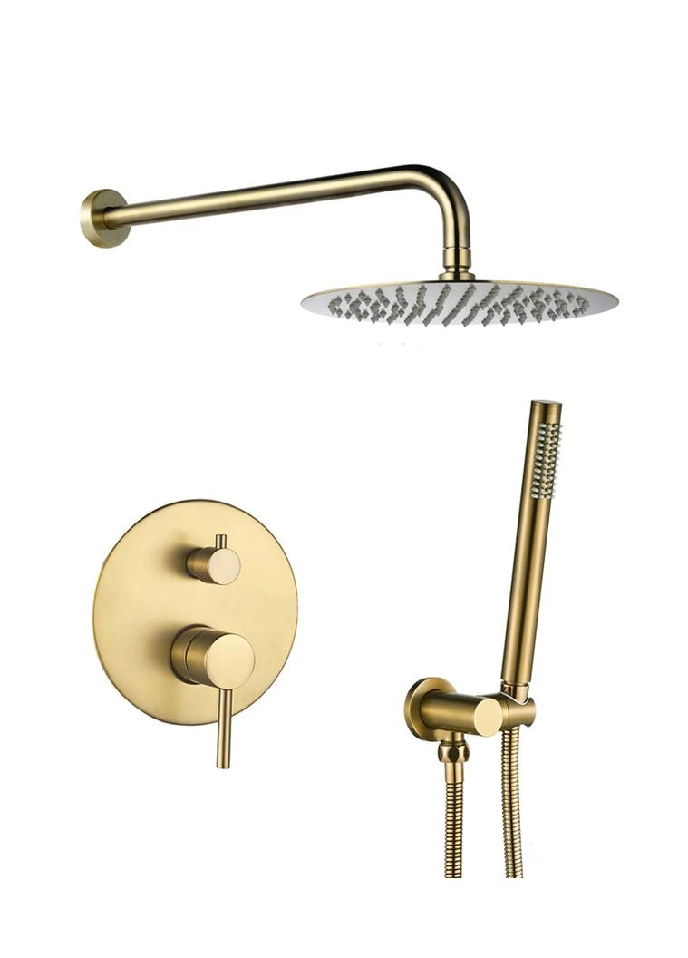 Душевая система MILANO BRUSHED GOLD скрытого монтажа VBI (401620686)