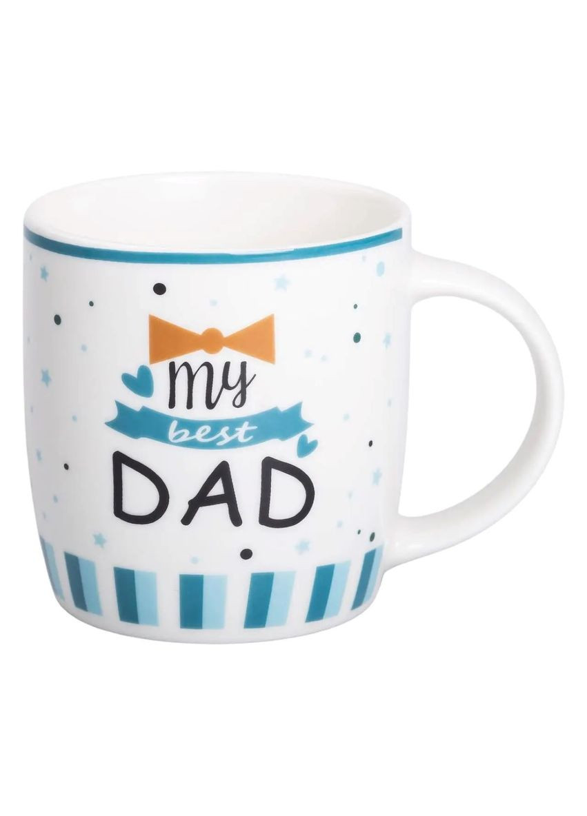 Чашка керамічна з написами 450 (мл) My best dad RX-N240278MD (A-033411) Liling Rongxiang Ceramic (358933770)