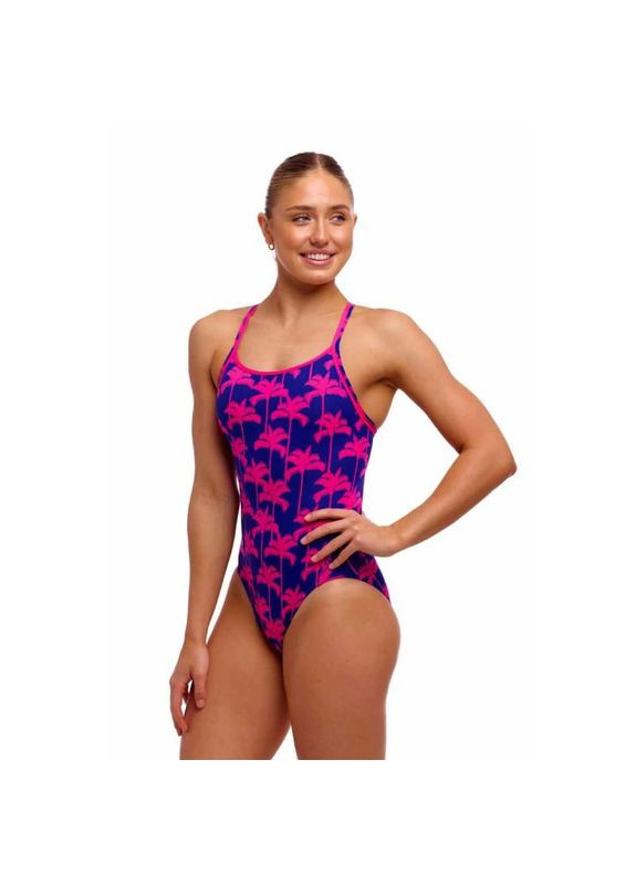 Комбинированный демисезонный купальник pinky palms (fks079l72228) 8(36) Funky Trunks & Funkita