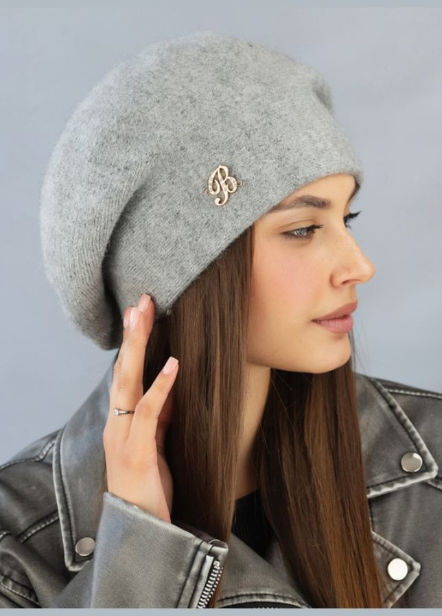 Берет вязаный женский теплый Braxton Іва (308861572)