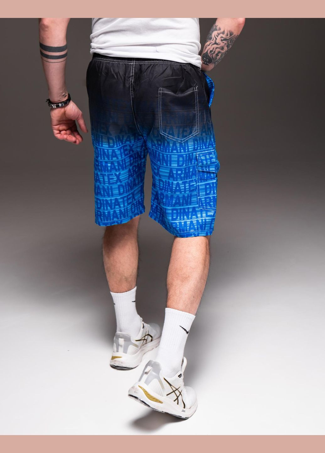 Шорти чоловічи сині No Brand (330748794)