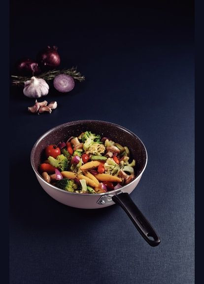 Сковорода Tunis Pink 24 см глубокая (28721/424) Tramontina (316510841)