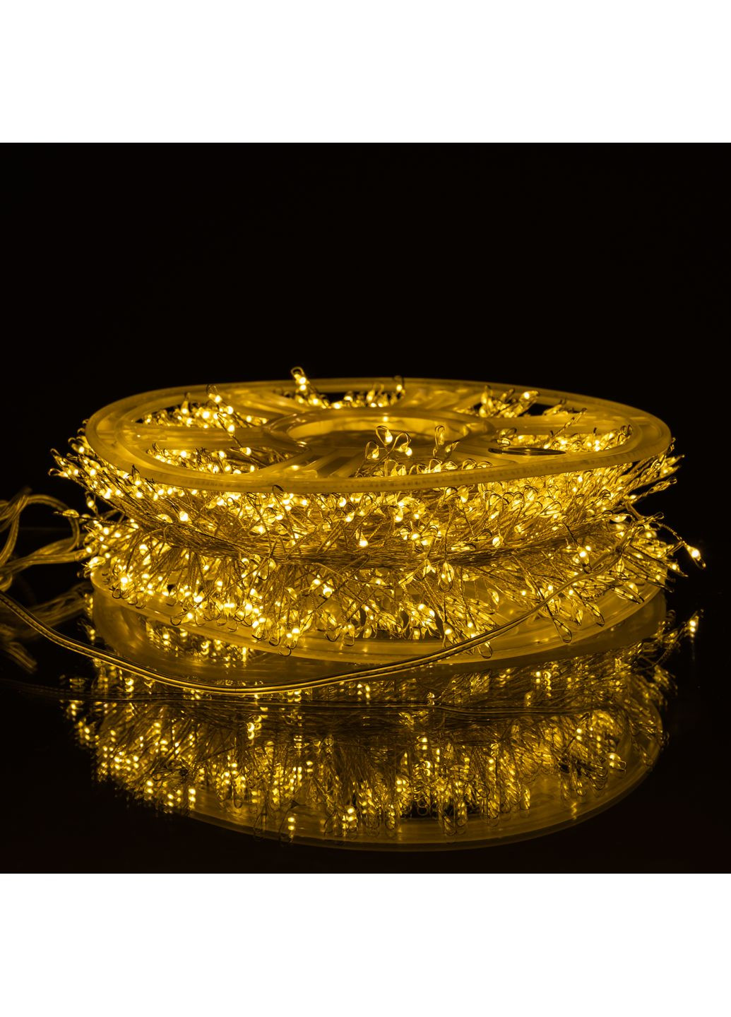 Гірлянда-нитка Роса Хвойна лапа 1500 LED 50 метрів біла, жовтий GarlandoPro (365874080)