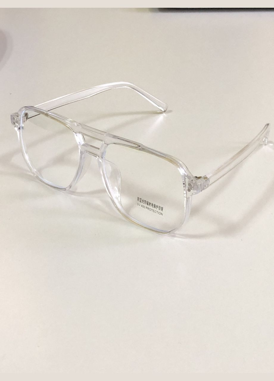 Окуляри для іміджу з прозорою лінзою (4-119) No Brand (313285984)