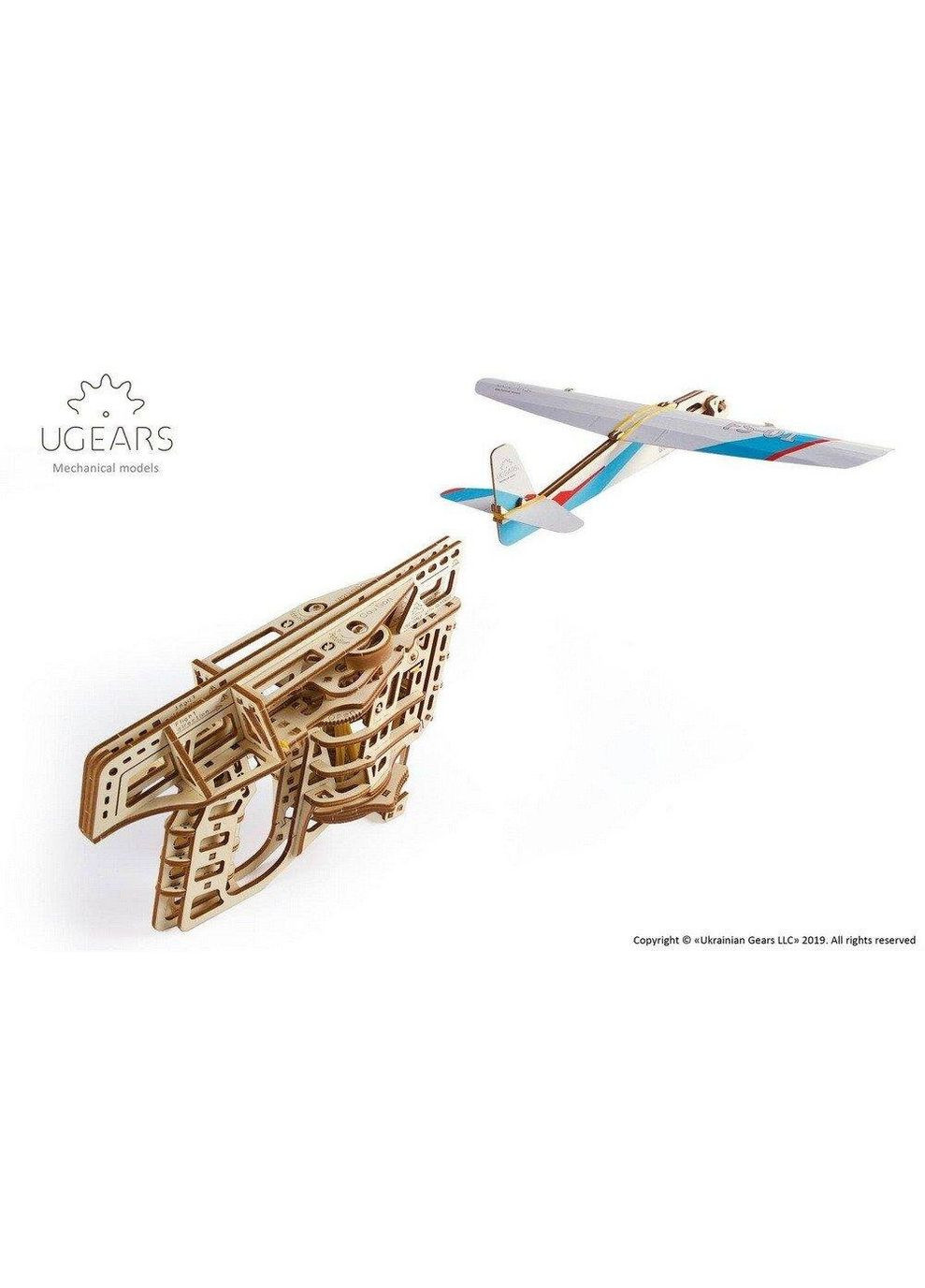 Механический 3D пазл Пускач самолетиков (70075) UGEARS (364113953)